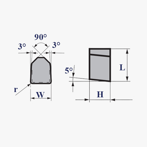 NBMN Grooving Inserts