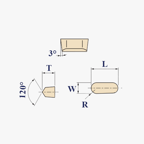 GWF Grooving Inserts